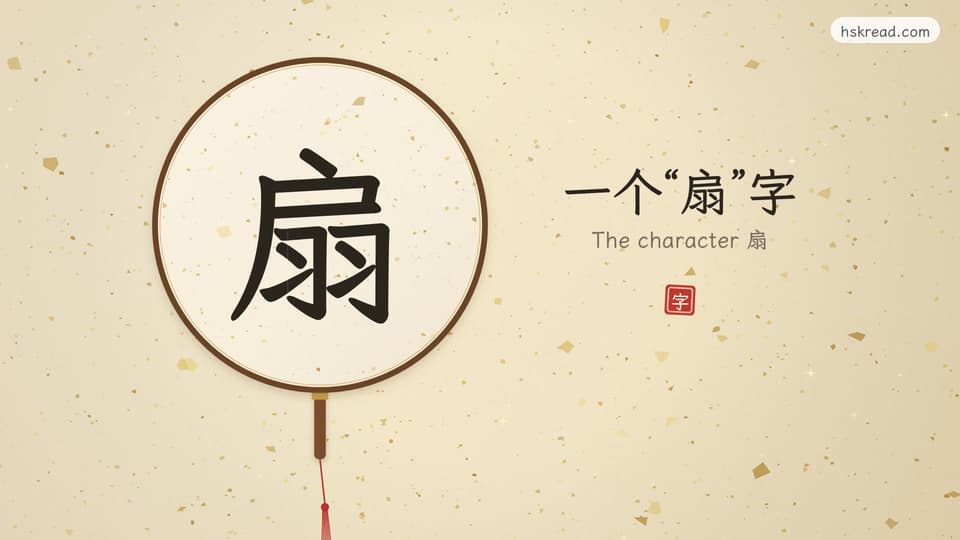 The character 扇