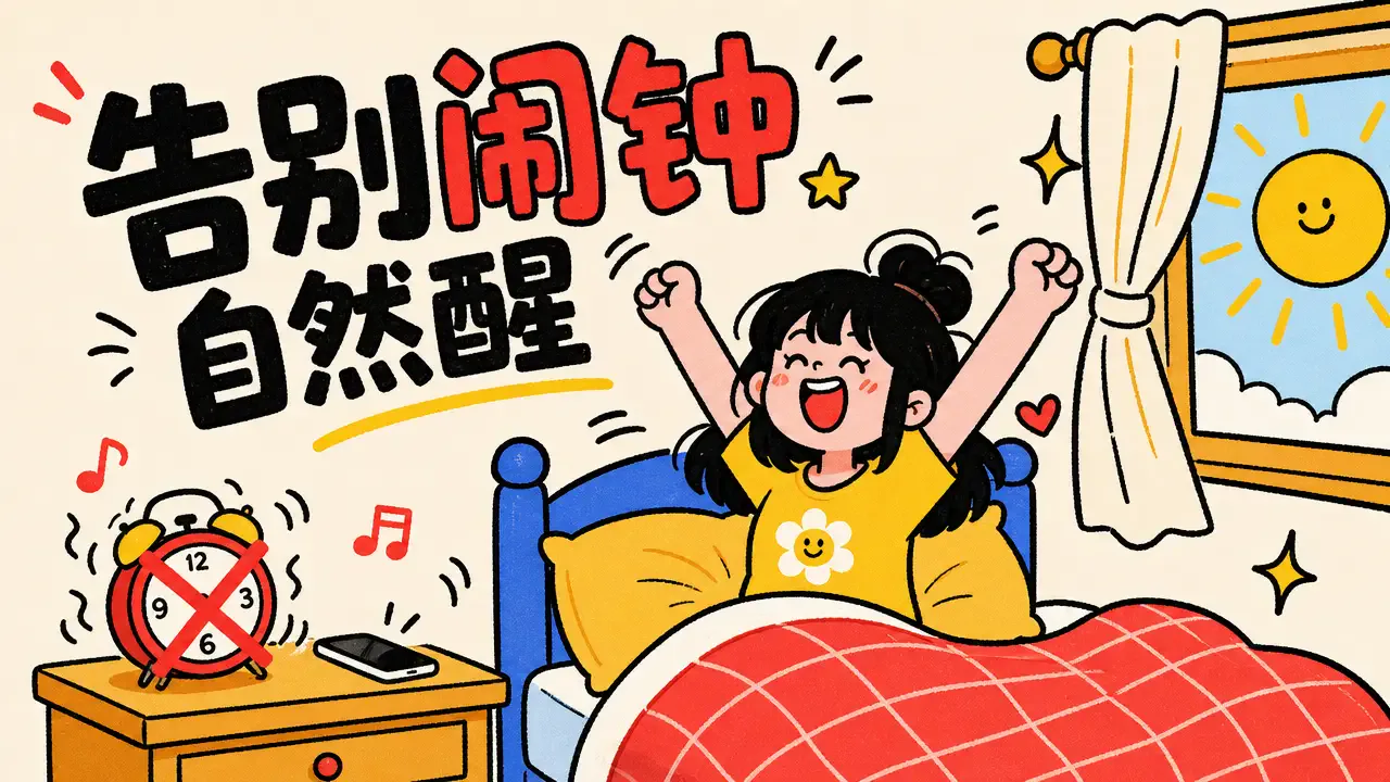 不用闹钟，也能自然醒来
