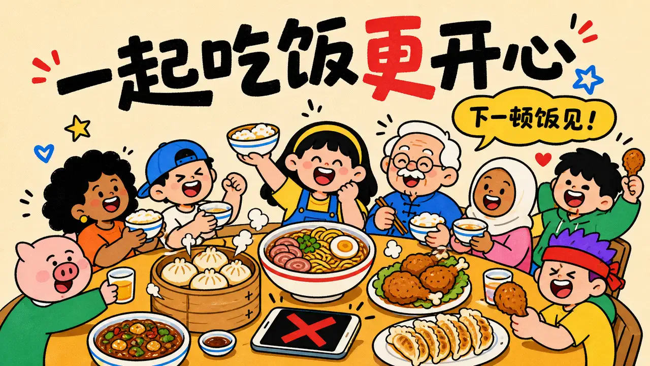 一起吃饭的好处