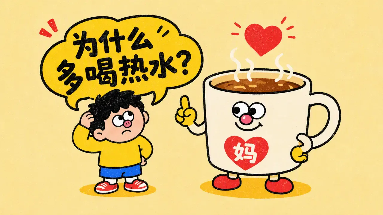 我喜欢喝热水