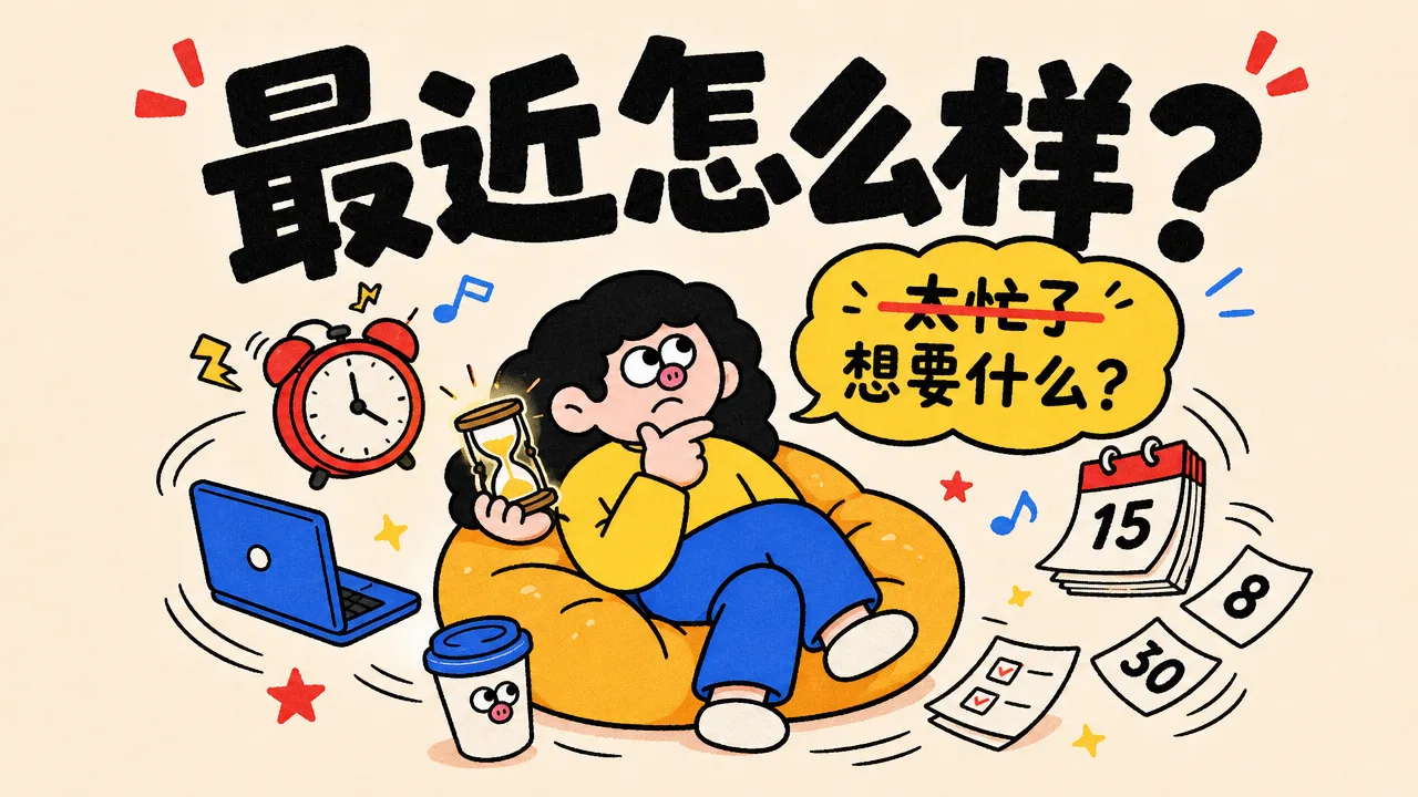 我们是不是太忙了？